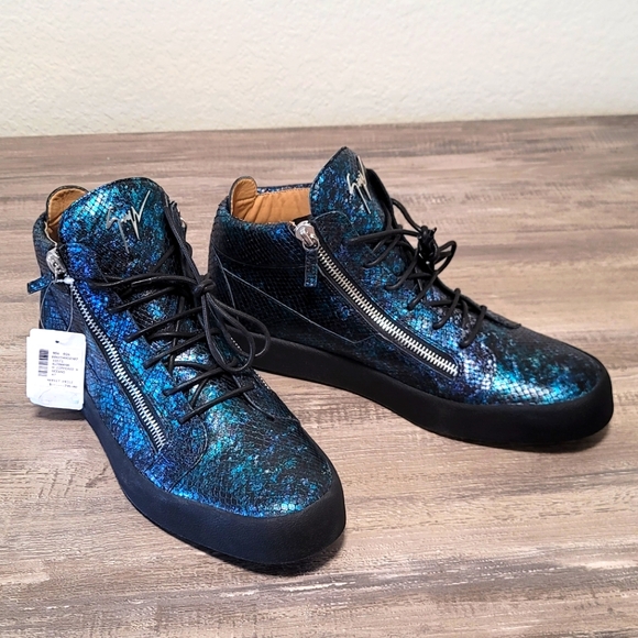 Giuseppe Zanotti Other - Giuseppe Zanotti high top sneakers Snakeskin Oceano 12 US - Brand new